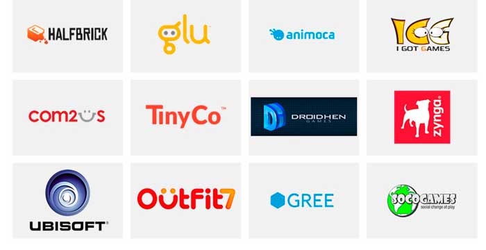 GamePop games developers and partners