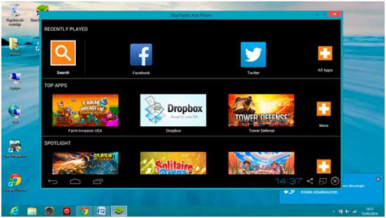 apps on Bluestacks App Player with bluestacks for windows 10